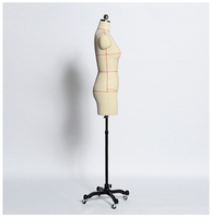 Maniquíes de Espuma ROBBEN para Sastres, Maniquíes Femeninos Ajustables en Altura, Postura de Pie, Tallas 80-88