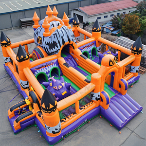 Parque de Atracciones Inflable Comercial, Colorido, Temático, Divertido, con Toboganes, Trampolines Grandes y Zona de Juegos - Product Image 6