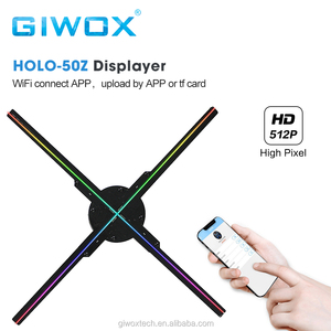 Giwox 3d hologram reklam ekranı 50Z 3d hologram fan ile wifi projektör ios <span class=keywords><strong>android</strong></span> 3d led kapalı - Product Image 3