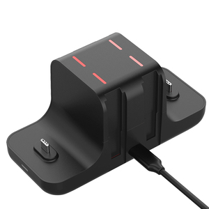 Estación de acoplamiento con pantalla LED <span class=keywords><strong>port</strong></span>átil 6 en 1, controladores de carga rápida, <span class=keywords><strong>2</strong></span> puertos <span class=keywords><strong>USB</strong></span> tipo C para Nintendo para <span class=keywords><strong>Switch</strong></span> Joy-Cons Made Plas - Product Image 3