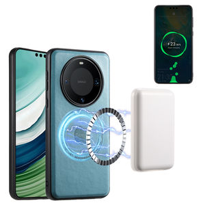Funda de Cuero PU para Teléfono <span class=keywords><strong>Mate</strong></span> 60/60 <span class=keywords><strong>Pro</strong></span>/60 <span class=keywords><strong>Pro</strong></span>+ 2026, Carga Inalámbrica, Anti-caídas - Product Image 5