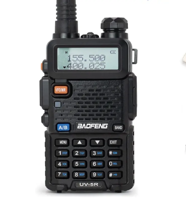 뜨거운 판매 저렴한 Baofeng UV5R 휴대용 햄 양방향 라디오 UV-5R 5W UHF VHF 듀얼 밴드 워키토키