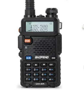 Venda quente Barato Baofeng UV5R Presunto Portátil Rádio Em Dois Sentidos UV-5R 5W UHF VHF dual band Walkie Talkie