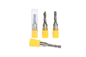 Fresa compuesta TCT de dos filos de 12.7*8*30, con filo espiral para ranurado y corte de letreros de acrílico y PVC - Product Image 3