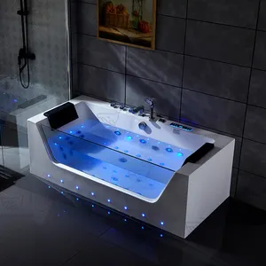 Отдельно стоящая акриловая переносная японская гидромассажная ванна джакузи для взрослых с воздушной струей от производителя ванны для 2 человек для продажи