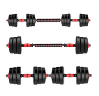 Haltères réglables multi-poids personnalisables et pratiques, ensemble de kettlebells et de barres de musculation 40 kg