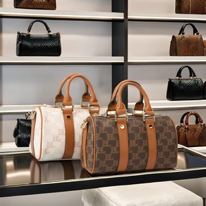 Bolso de Mano de Lujo para Mujer 2025, Bolso Bandolera Pequeño y Moderno con Cierre de Cremallera, Diseño con Logotipo y Patrón, para Chicas - Product Image 1