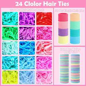Girls' & Babies' Promotional <b>Gift</b> Sets Band Hair Accessories Combination Set Hair Rope Side Clip <b>Gift</b> <b>Box</b> - Product Image 2