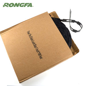 Good Quality Black Color <strong>Rubber</strong> <strong>Tie</strong> PVCTree <strong>Tie</strong> Chain Lock <strong>Tree</strong> <strong>Tie</strong> 0.5 Inch - Product Image 5