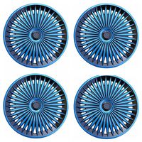 Livraison rapide, lot de 4, prix 13 14 15 pouces, capuchons de roue décoratifs universels modifiés pour voiture