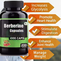 Ausreson Complément Alimentaire Biologique de Berbérine HCl Chlorhydrate en Phytosome, 500mg, 120 Capsules Végétaliennes de Berbérine