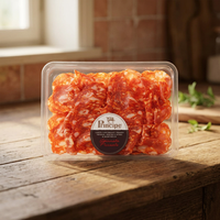 Principe Viande de Porc Tranchée en Tuyau 100g Premium Faible Teneur en Sodium Fumée Réfrigérée Charcuterie Origine Espagne
