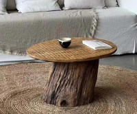 AJJ-Q303 Nouvelle table basse chinoise antique de luxe en bois massif extensible et convertible, stable et facile à nettoyer, pour salon et maison