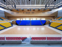 Chaise de tribune rétractable facile à utiliser Conception pliante à tip-Up pour les événements sportifs de lycée pour une utilisation de divertissement sportif