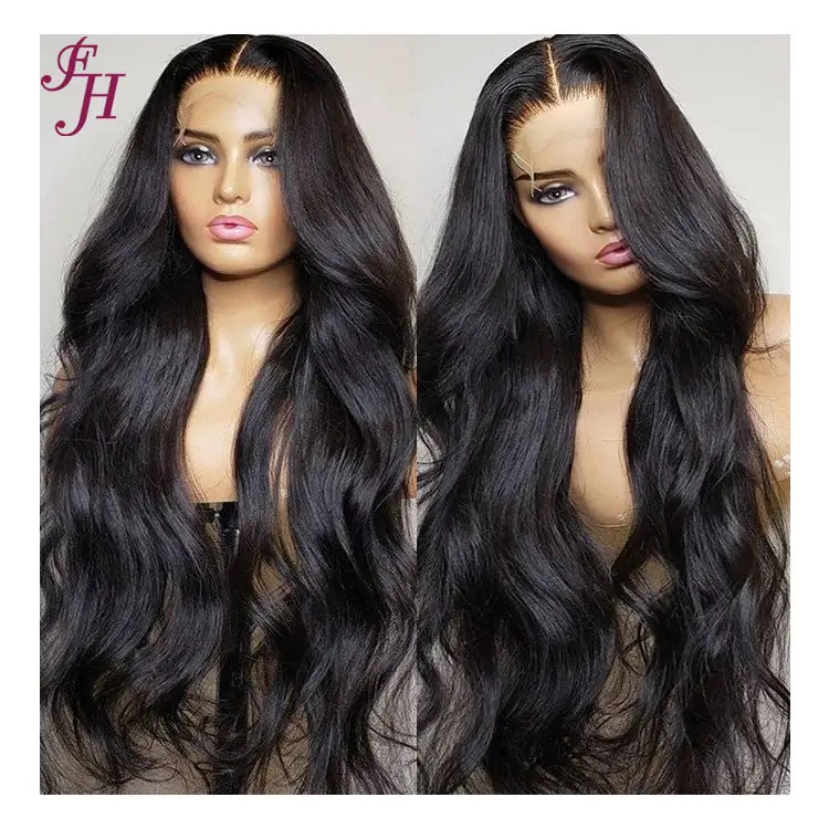 Brazilian Virgin Human Hair Full Hd Lace Front Wig Transparent Lace Frontal Wigs Swiss Lace Curly Wave Closure Wig Black Women