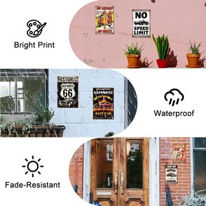 Wholesale Custom Design Vintage Metal <strong>Sign</strong> Plaque Retro Tin Plate <strong>Sign</strong> for Bar Garage Wall Decor - Product Image 3