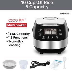 Electrodomésticos, Olla Arrocera Grande de 5l, Inteligente, Multifuncional, Automática, Eléctrica, Digital, con Función para Mantener el Arroz Caliente - Product Image 4