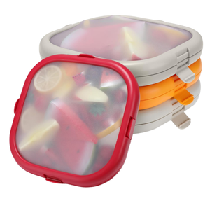 Boîte de stockage de fruits en silicone anti-oxydation économiseur <span class=keywords><strong>d</strong></span>'avocat économiseur de légumes réutilisable pour réfrigérateur <span class=keywords><strong>ail</strong></span> citron pomme de terre - Product Image 1