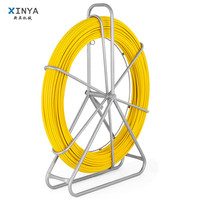 Poussoir de tige de conduit alimenté câble serpents bande poussoir de fil de fibre de verre outils de traction de câble souterrain essentiel