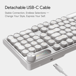 <span class=keywords><strong>Clavier</strong></span> FURYCUBE IP98, <span class=keywords><strong>clavier</strong></span> à membrane ergonomique filaire USB pour ordinateur de bureau, silencieux, haute esthétique, RGB, musique, nouveau - Product Image 4