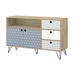 Wholesale New Design <strong>White</strong> Sturdy <strong>Bedside</strong> Stand Large Storage Space 2 Drawers Nightstands Acryl Nightstands for Bedroom - Product Image 4
