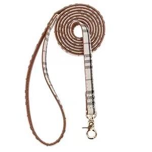 Kalung dan Tali Anjing Berbahan Lembut Motif Kotak-kotak Klasik untuk Hewan Peliharaan, Set Kalung dan Tali Anjing Kucing, Set Bandana Kucing - Product Image 5