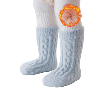 Buena calidad yunshan <span class=keywords><strong>2024</strong></span> bebé de tubo medio invierno Extra grueso bebé recién nacido cálido australiano calcetines de lana para niños sin pierna Ti - Product Image 2