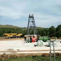 Treuil électrique minier à double tambour de 5 tonnes pour puits vertical de 500 m
