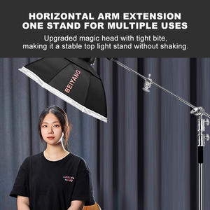 Venta al por mayor 10,8 FT 3,3 M <span class=keywords><strong>de</strong></span> acero inoxidable <span class=keywords><strong>de</strong></span> alta resistencia C soporte <span class=keywords><strong>de</strong></span> fotografía soporte <span class=keywords><strong>de</strong></span> luz amortiguador <span class=keywords><strong>de</strong></span> resorte soporte <span class=keywords><strong>de</strong></span> luz <span class=keywords><strong>de</strong></span> <span class=keywords><strong>estudio</strong></span> <span class=keywords><strong>de</strong></span> fotografía - Product Image 3