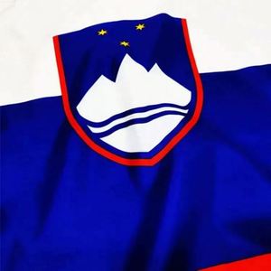 Fabricant de drapeaux, vente en gros, drapeaux personnalisés de la Slovénie en polyester 3x5 pieds (90x150cm), bannières personnalisées avec logo, utilisation promotionnelle - Product Image 4