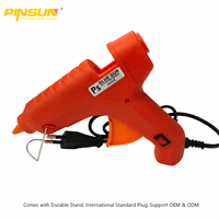Pistolet à colle chaude portatif 60W, outil de réparation électrique professionnel, interrupteur d'alimentation intégré, pour bricolage industriel et artisanat PINSUN