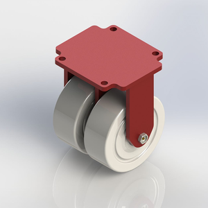 VIMA 8in Extra <span class=keywords><strong>Heavy</strong></span> <span class=keywords><strong>Duty</strong></span> Durchmesser 200mm MC Nylon Schwenk brems rolle Last 3500kg Rote Doppel räder European <span class=keywords><strong>Heavy</strong></span> <span class=keywords><strong>Duty</strong></span> <span class=keywords><strong>Caster</strong></span> - Product Image 4