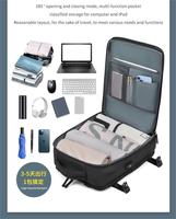 Sac à dos pour ordinateur portable BANGE unisexe 15,6 pouces en Oxford avec port USB, imperméable, pour l'école et les voyages