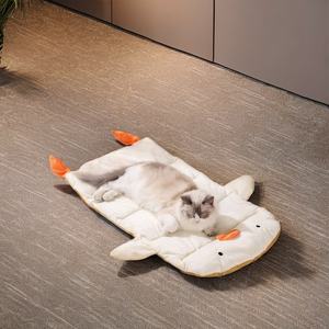 Cama de verano más fresca para gatos y animales grandes Patrón de pato Colchón suave para mascotas Estilo lindo Venta al por menor disponible - Product Image 5