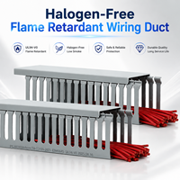 Goulotte de câblage en aluminium PVC WBO, résistante à la chaleur, ignifuge UL94-V0, sans halogène, résistante aux UV, haute résistance