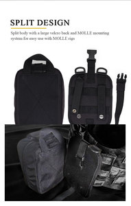 カスタム高品質ミニコーデュラ救急キット、家族旅行、車載、緊急時、サバイバル、医療、戦術、アウトドア、モールバッグ - Product Image 2