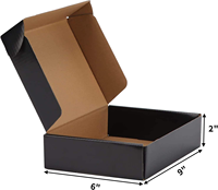 Boîte en carton recyclable sur mesure de 4 mm d'épaisseur, emballage en carton ondulé, boîte d'expédition, carton en papier kraft écologique