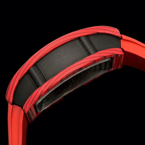 럭셔리 최고 품질의 기계 여성 시계 G + 공장 CRMA2 무브먼트 RM07-01 레드 NTPT 탄소 해골 시계 - Product Image 5