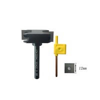 Miaorui 6.35*38.1 * 60L * 2T fraise à rainurer Style insert bois fond nettoyage CNC Spoilboard surfaçage routeur peu