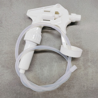 Pulverizador de Alcance Extendido con Manguera de 36 Pulgadas, Color Blanco, Compatible con Botellas de 1 Galón con Tamaño de Boca 38-400 (Paquete de 1)
