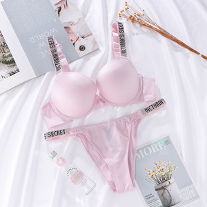 Conjunto de sujetador de satén sexy de Victoria's <span class=keywords><strong>Secret</strong></span>, 2 piezas, transpirable, ecológico, bordado, malla transparente, lencerí<span class=keywords><strong>a</strong></span> para mujeres maduras - Product Image 6