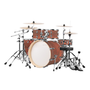 Kit de Batería de 5 Piezas: Caja, Timbal de Piso, Bombo <span class=keywords><strong>con</strong></span> 4 Platillos, Soporte para Platillos y Taburete para Batería - Product Image 2