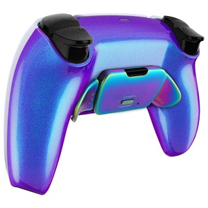 Boutons Métalliques Arc-en-ciel Bleu et Violet Effet Caméléon - Kit de Reconfiguration RISE V3 pour Manette PS5 BDM-030/040/050 - Product Image 5