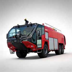Grande cuve à mousse d'eau 6*6 pour camion de pompiers aéroportuaire, véhicule de sauvetage aérien, pour utilisation en aéroport - Product Image 1