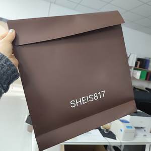 Sobres de Papel Kraft Rígido Personalizados al por Mayor para Envío de Ropa, Bolsa de Fondo Plano - Product Image 2