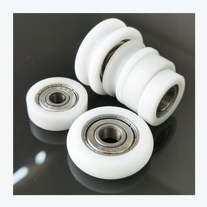 Muatan 25KG roda gerbang geser bantalan katrol BS60633-10 6x33x10MM rol plastik POM rol roda katrol nilon - Product Image 1