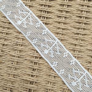 Garnitures blanches de dentelle de crochet de coton de 4cm pour la couture et l'artisanat - Product Image 2