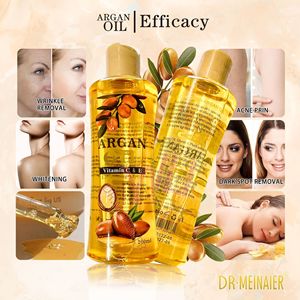 Moroccan olio di Argan per il viso e il corpo Skincare massaggio liscio per la cura dei capelli olio essenziale di olio vegetale 200ml - Product Image 3