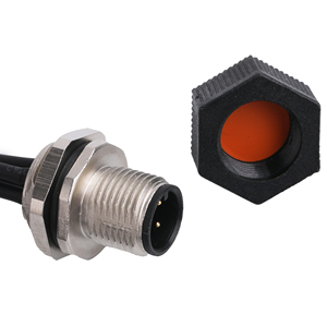 M12 Stecker-Panel zu Buchse-Steckverbinder Stromkabel - ISO9001 für Kupferkern PVC-Isolierung 2-polig 600V 9,4A - Product Image 2