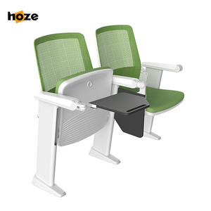 كرسي مسرح HOZE HS-1220 حديث قابل للطي ومريح وصديق للبيئة مع مسند ذراع ثابت وآلية يدوية - Product Image 1